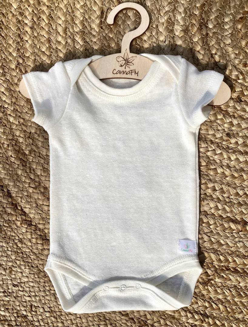 BODY Z KRÓTKIM RĘKAWEM ECRU