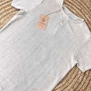 T-SHIRT MĘSKI ROZPINANY