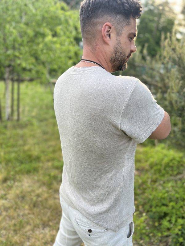 T-SHIRT MĘSKI GŁADKI - obrazek 3