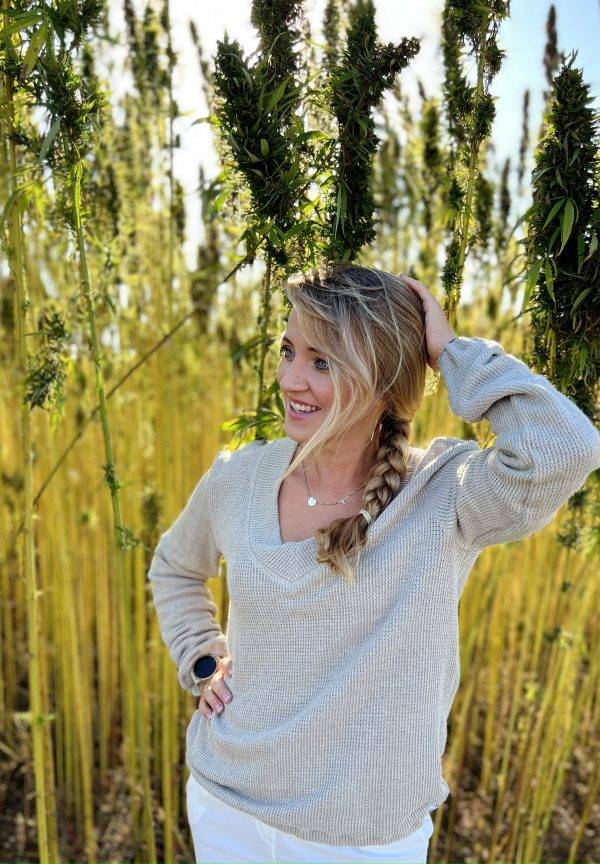 SWETER DAMSKI NATURAL - obrazek 2